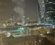 (ВИДЕО) В Москве ночью закрывали все аэропорты из-за новой атаки беспилотника