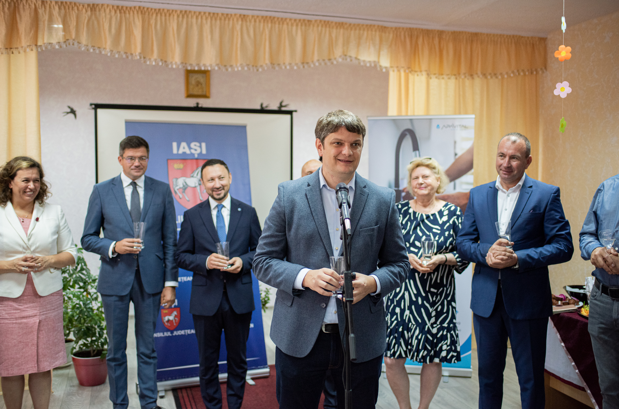 Apa de la Iași a ajuns în Moldova. Punctul de subtraversare a Prutului în regiunea localității Măcărești a fost inaugurat