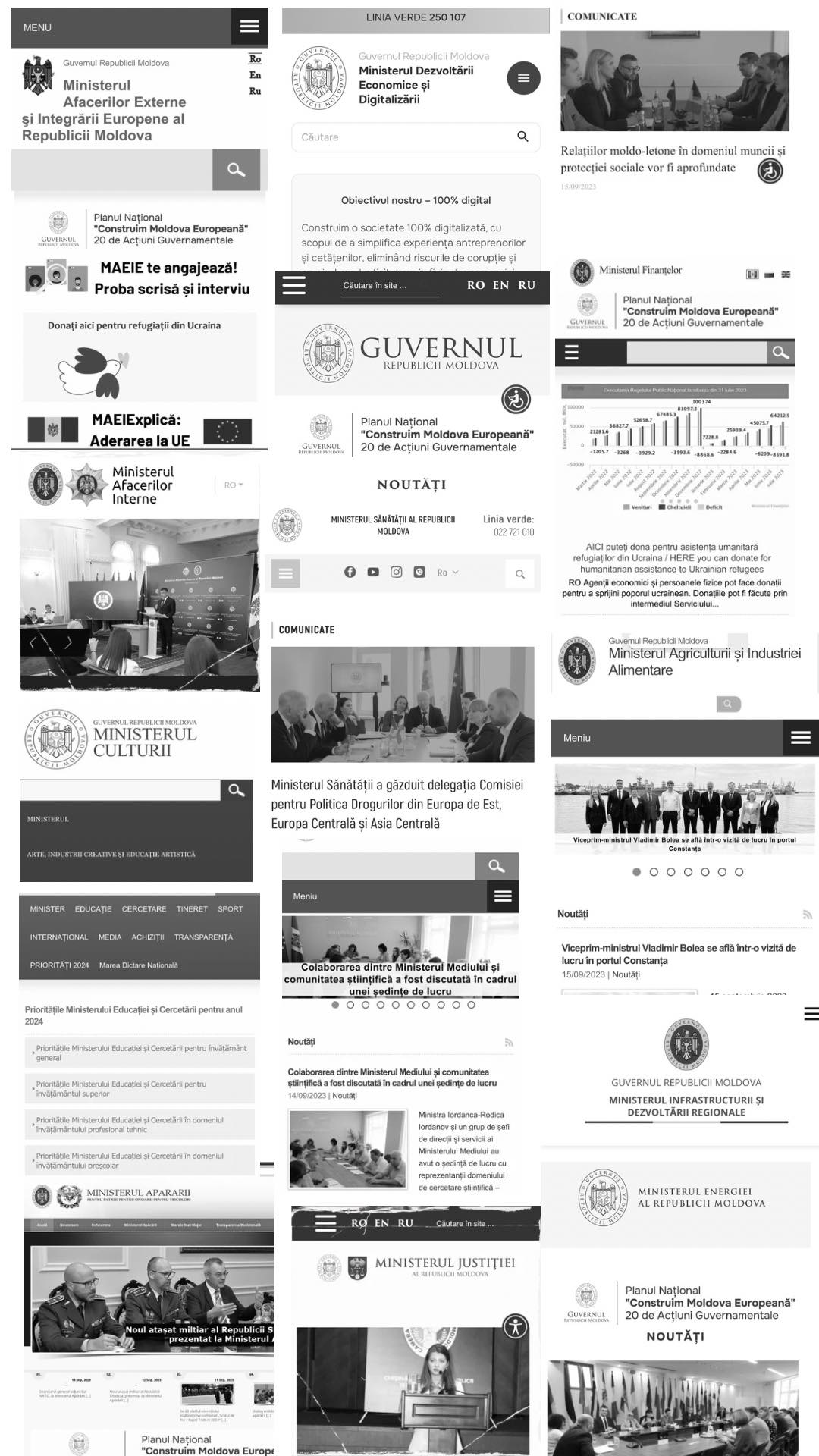 Omagiu pentru Mircea Snegur: paginile web ale Președinției, Guvernului, Parlamentului și altor instituții publice îmbracă straie de doliu