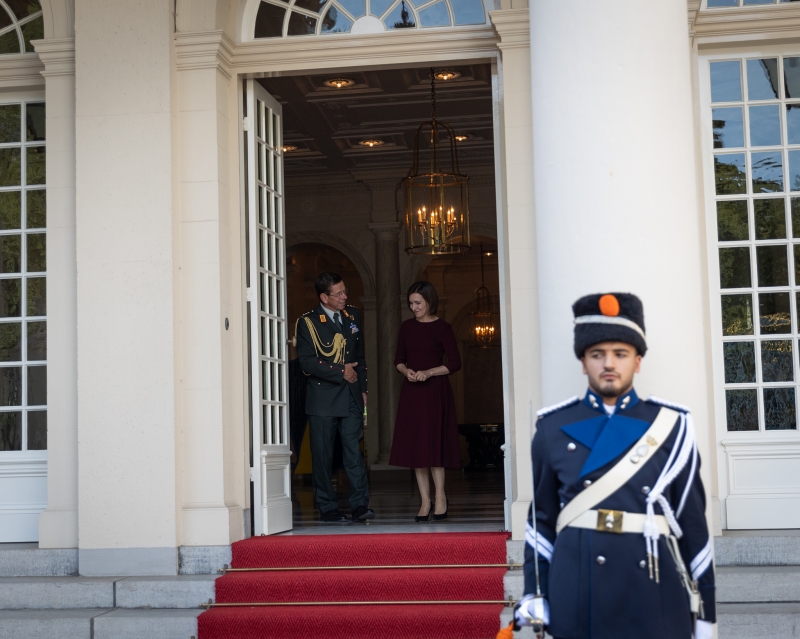 Президент Майя Санду встретилась с королем Нидерландов