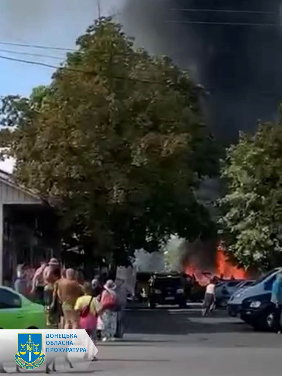 FOTO/VIDEO Atac masiv asupra unei piețe din orașul ucrainean Konstantinovka: Cel puțin 16 morți și 31 răniți
