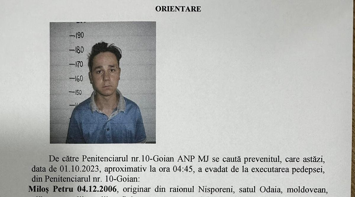 (FOTO) Trei adolescenți care își ispășeau pedepsele în penitenciarul nr.10 din municipiul Chișinău au evadat