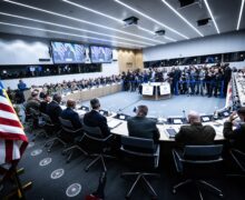 Молдова приняла участие в переговорах НАТО в рамках «Группы Рамштайн». На заседание приехал и Зеленский