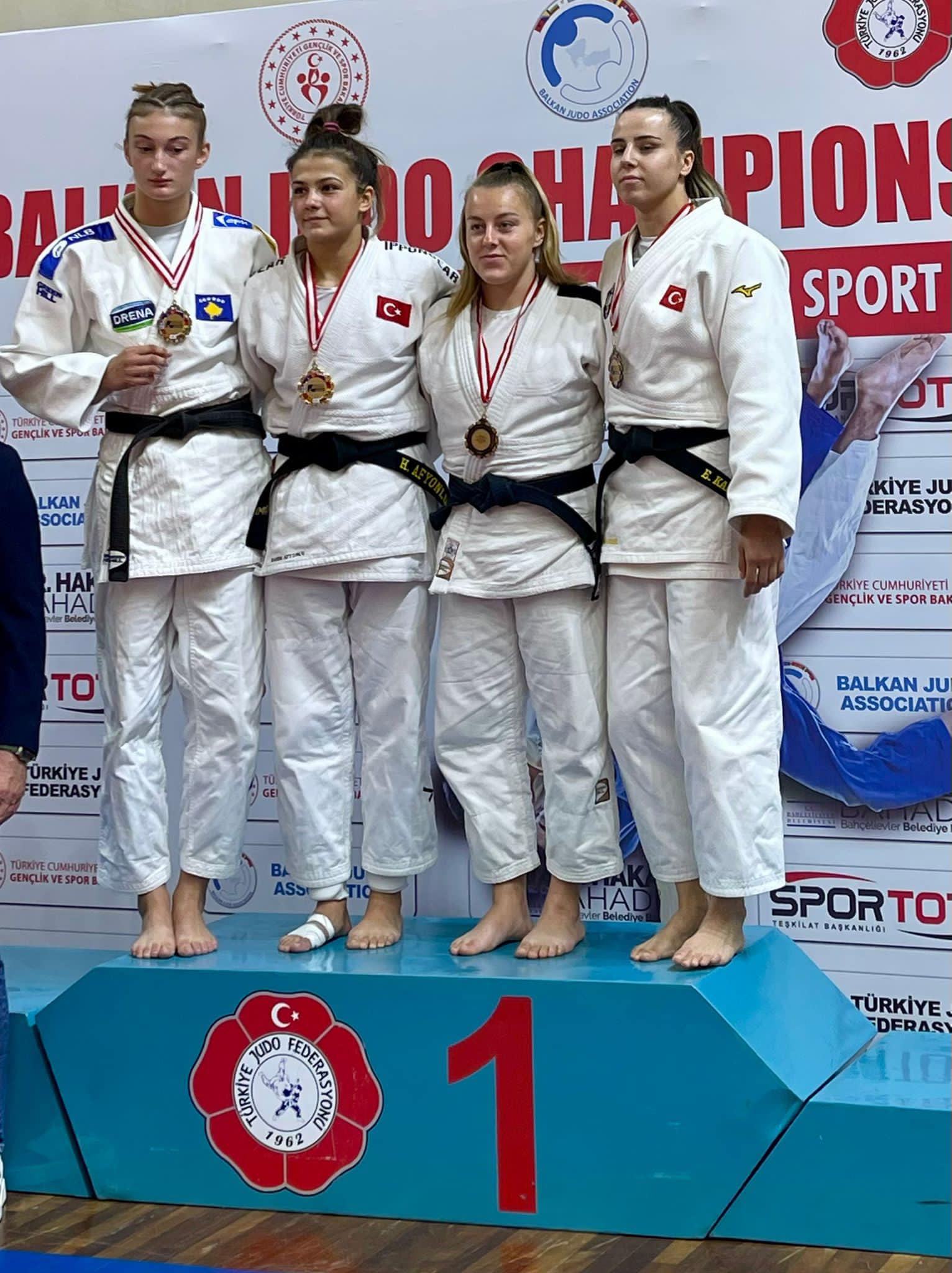 FOTO Moldoveanca Daniela Tcaci a cucerit bronzul la Balcaniada de judo U23, care a avut loc în Turcia