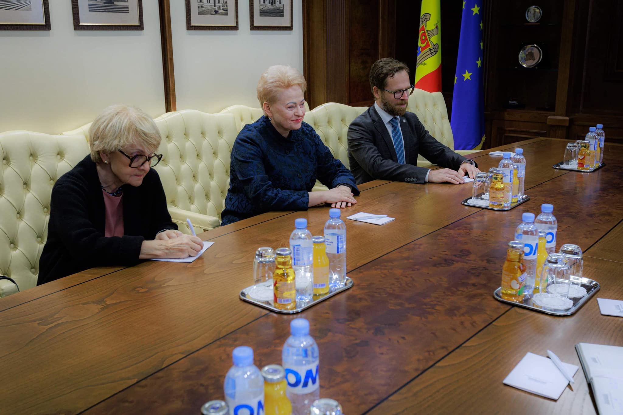 Igor Grosu s-a întâlnit, la Chișinău, cu lidera opoziției din Belarus Svetlana Tihanovskaya
