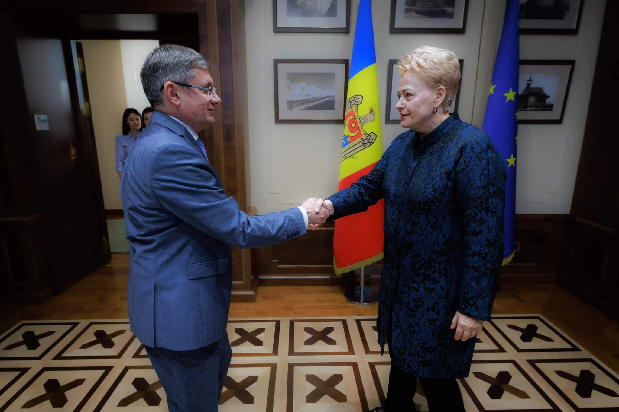 Igor Grosu s-a întâlnit, la Chișinău, cu lidera opoziției din Belarus Svetlana Tihanovskaya