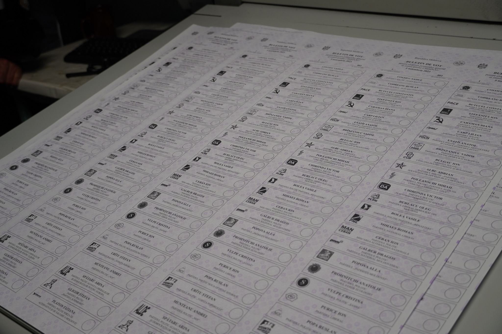 (ФОТО) В Молдове начали печатать бюллетени для местных выборов