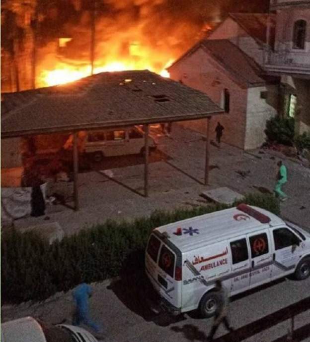Israelul, acuzat de bombardarea unui spital din Gaza. Cel puțin 500 de oameni ar fi murit