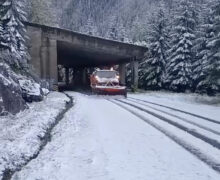 (ВИДЕО) В Румынии выпал первый снег