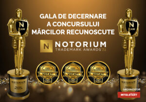 Ultimele zile de confirmare a participării la Gala de Decernare Notorium Trademark Awards 2023