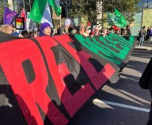 (ФОТО) В Лондоне 100 тыс. человек вышли на акцию в поддержку Палестины