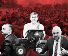 (ВИДЕО) Тракторы в центре Кишинева, Молдова против насилия и 11-й режим ЧП / Новости NewsMaker