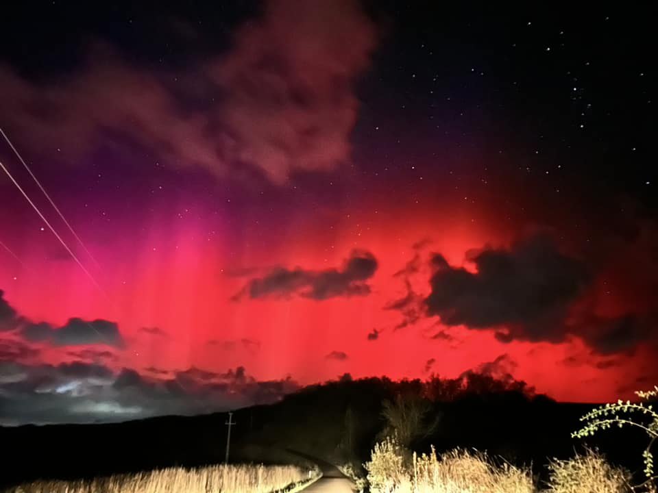 Aurora Boreală a fost surprinsă pe cerul din Republica Moldova. Imagini inedite