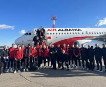 Сборная Албании по футболу прилетела в Кишинев на матч отборочного турнира Евро-2024