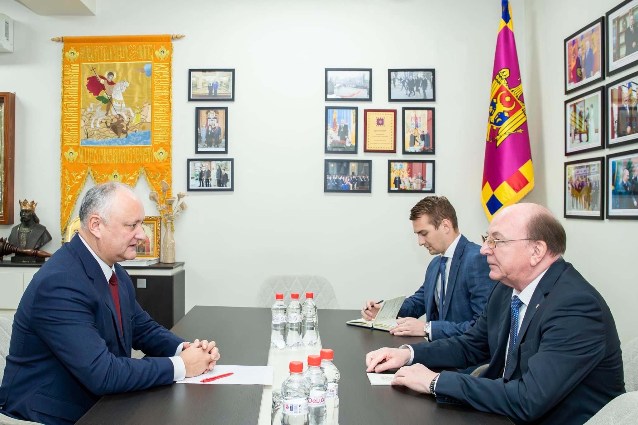 FOTO Dodon, discuție cu Vasnețov despre relațiile „stagnante” dintre Rusia și Moldova: „Afectează interesele cetățenilor”