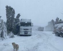 В Молдове на некоторых КПП из-за снегопада ограничили движение