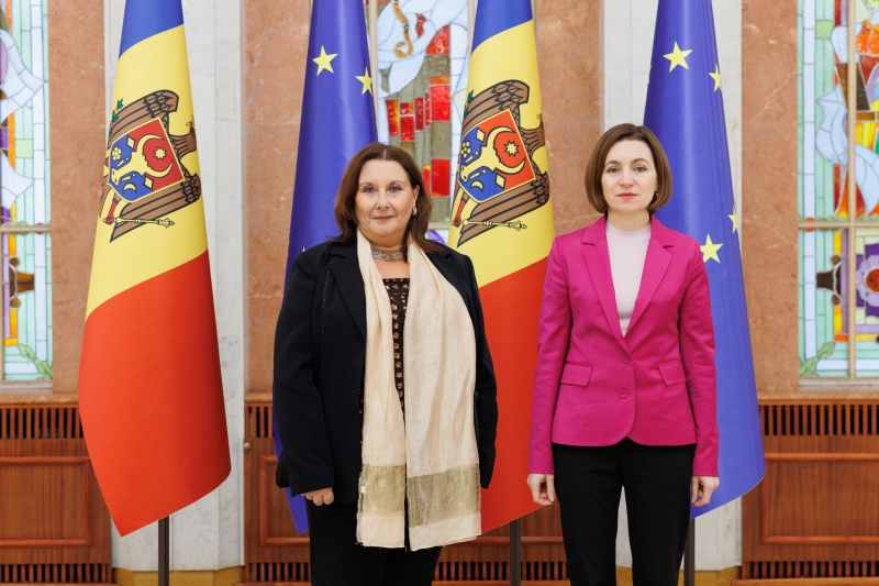 VIDEO/FOTO Moldova are șase ambasadori noi. Diplomații au înmânat președintei Sandu scrisorile de acreditare