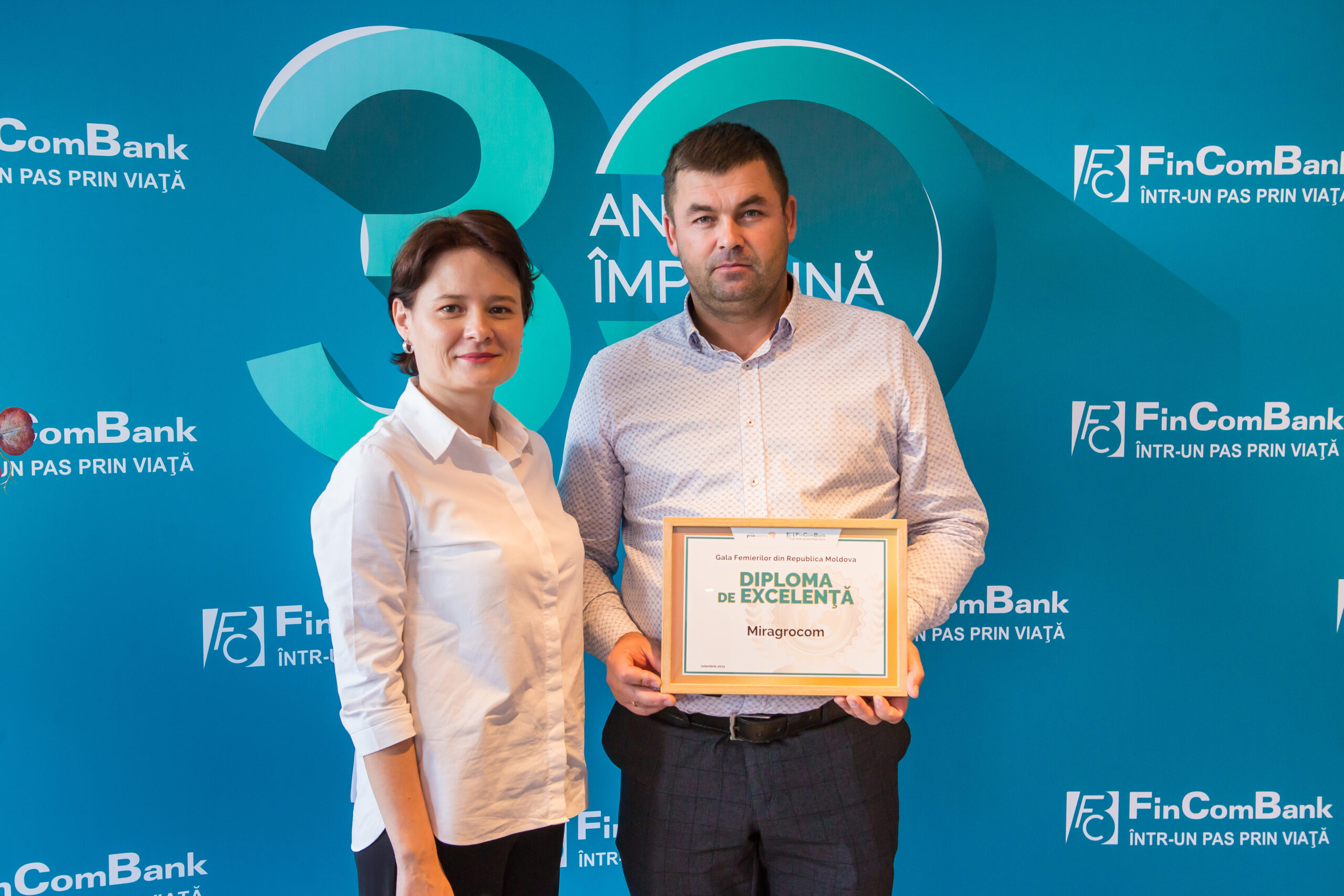 Reușitele agricultorilor au fost premiate la Gala Fermierilor alături de FinComBank