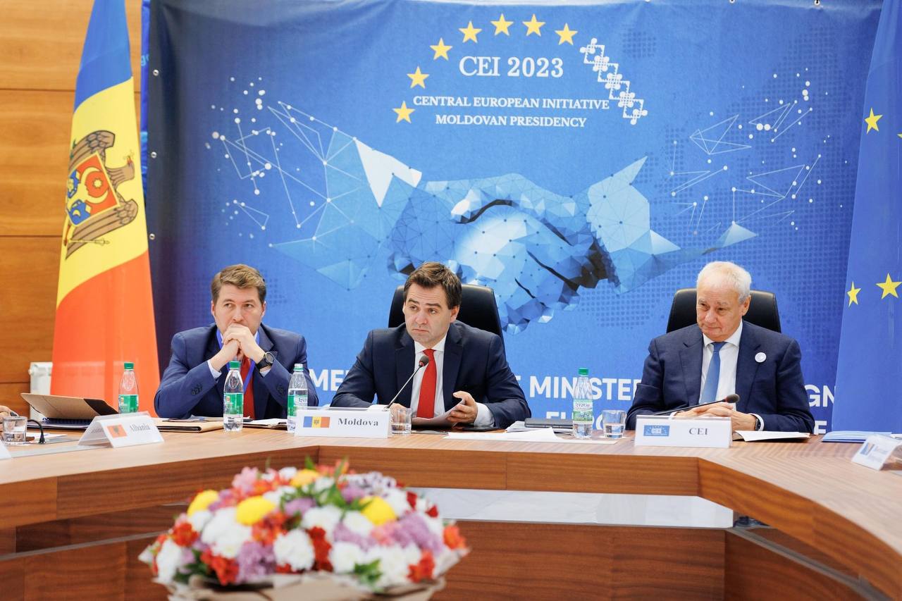 Declarație comună, la ministeriala Inițiativei Central Europene, găzduită de Chișinău. Popescu: „Integrarea europeană trebuie să rămână prioritară”