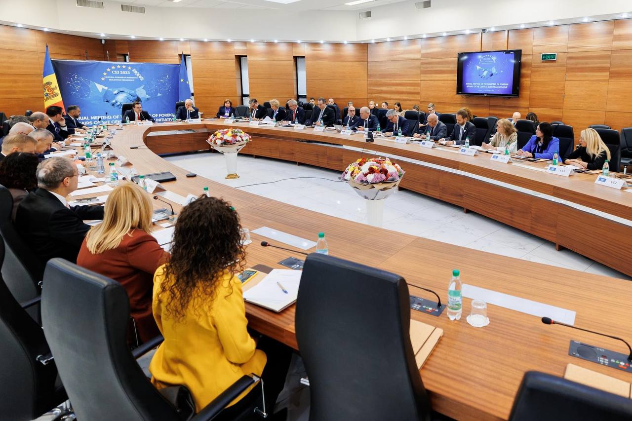 Declarație comună, la ministeriala Inițiativei Central Europene, găzduită de Chișinău. Popescu: „Integrarea europeană trebuie să rămână prioritară”