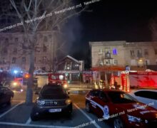 Пожар в центре Кишинева. Что известно о пострадавших?