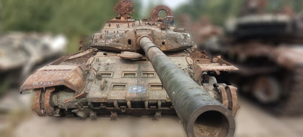 Un grup de activiști adună bani ca să aducă la Chișinău un tanc rusesc ars din Ucraina. De ce sumă e nevoie?