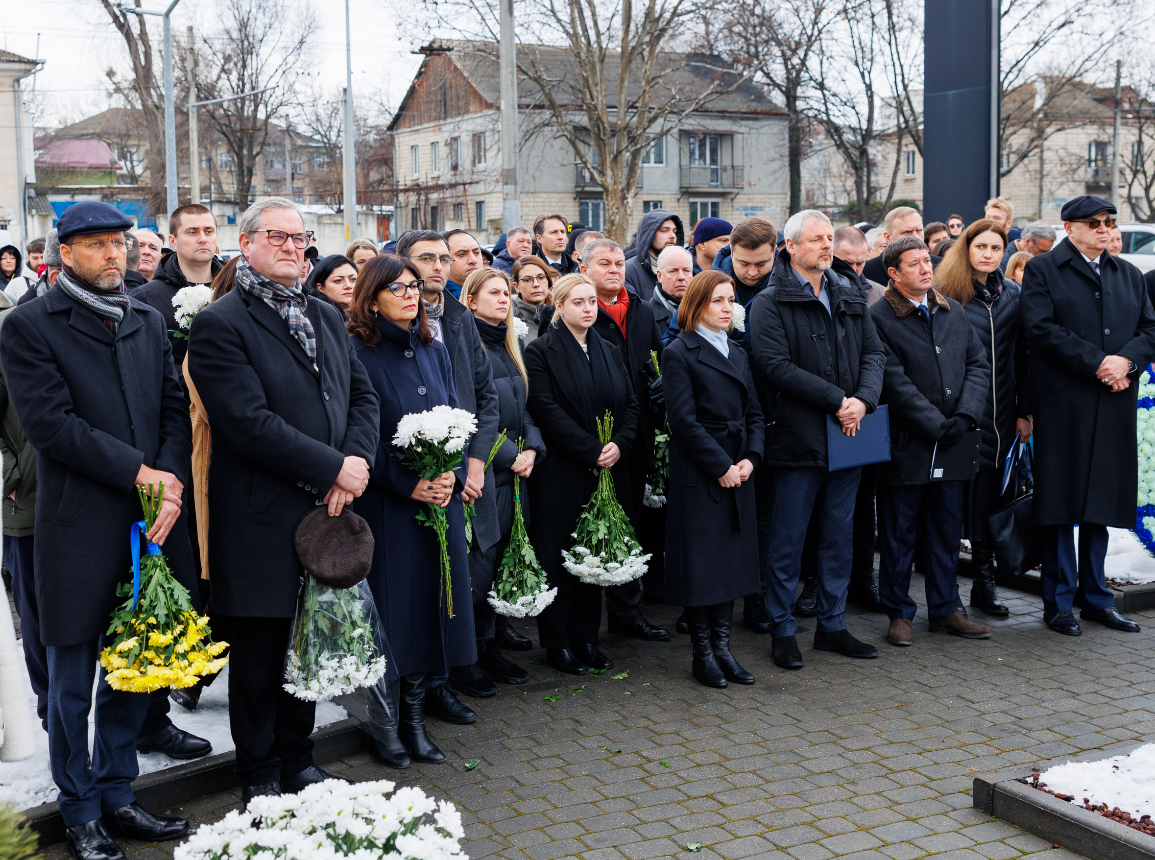 FOTO Victimele Holocaustului, comemorate la Chișinău. Președinta Maia Sandu: „Cerem iertare tuturor celor care au pătimit”