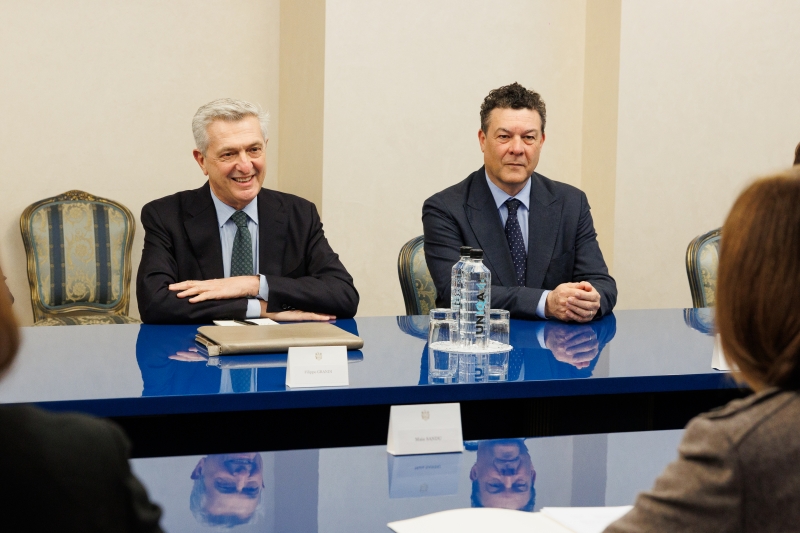 Vizita comisarului ONU Filippo Grandi la Chișinău: s-a întâlnit cu Sandu și a fost la un centru pentru refugiați, împreună cu Efros