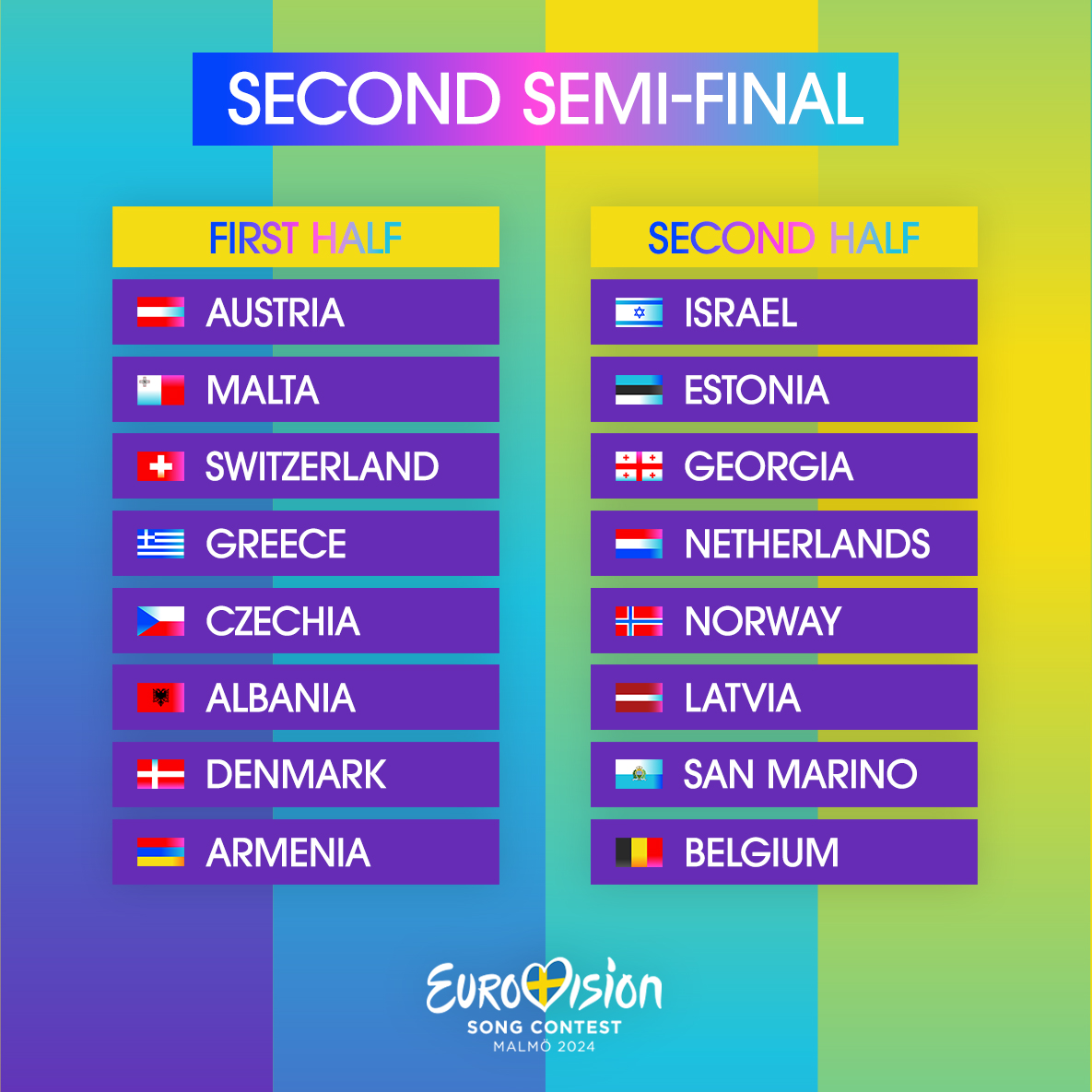 Eurovision 2024: Când va ieși pe scenă reprezentantul Moldovei și cu ce țări va concura