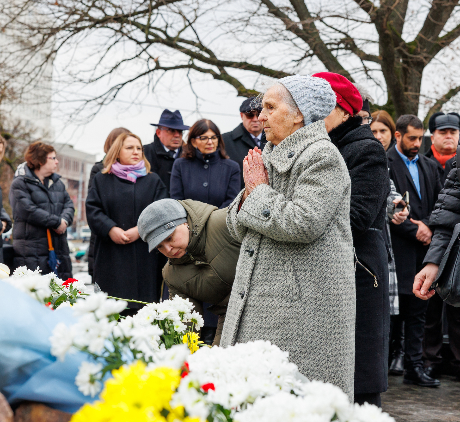 FOTO Victimele Holocaustului, comemorate la Chișinău. Președinta Maia Sandu: „Cerem iertare tuturor celor care au pătimit”