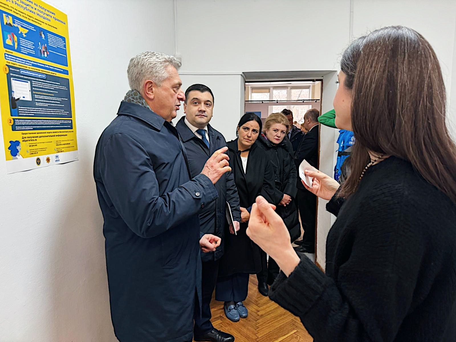 Vizita comisarului ONU Filippo Grandi la Chișinău: s-a întâlnit cu Sandu și a fost la un centru pentru refugiați, împreună cu Efros