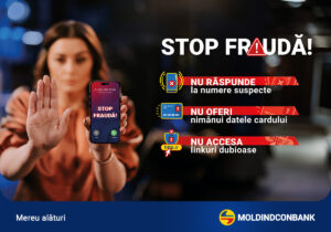 Securitate bancară și antifraudă – campania Moldindconbank care te învață cum să te protejezi de escroci