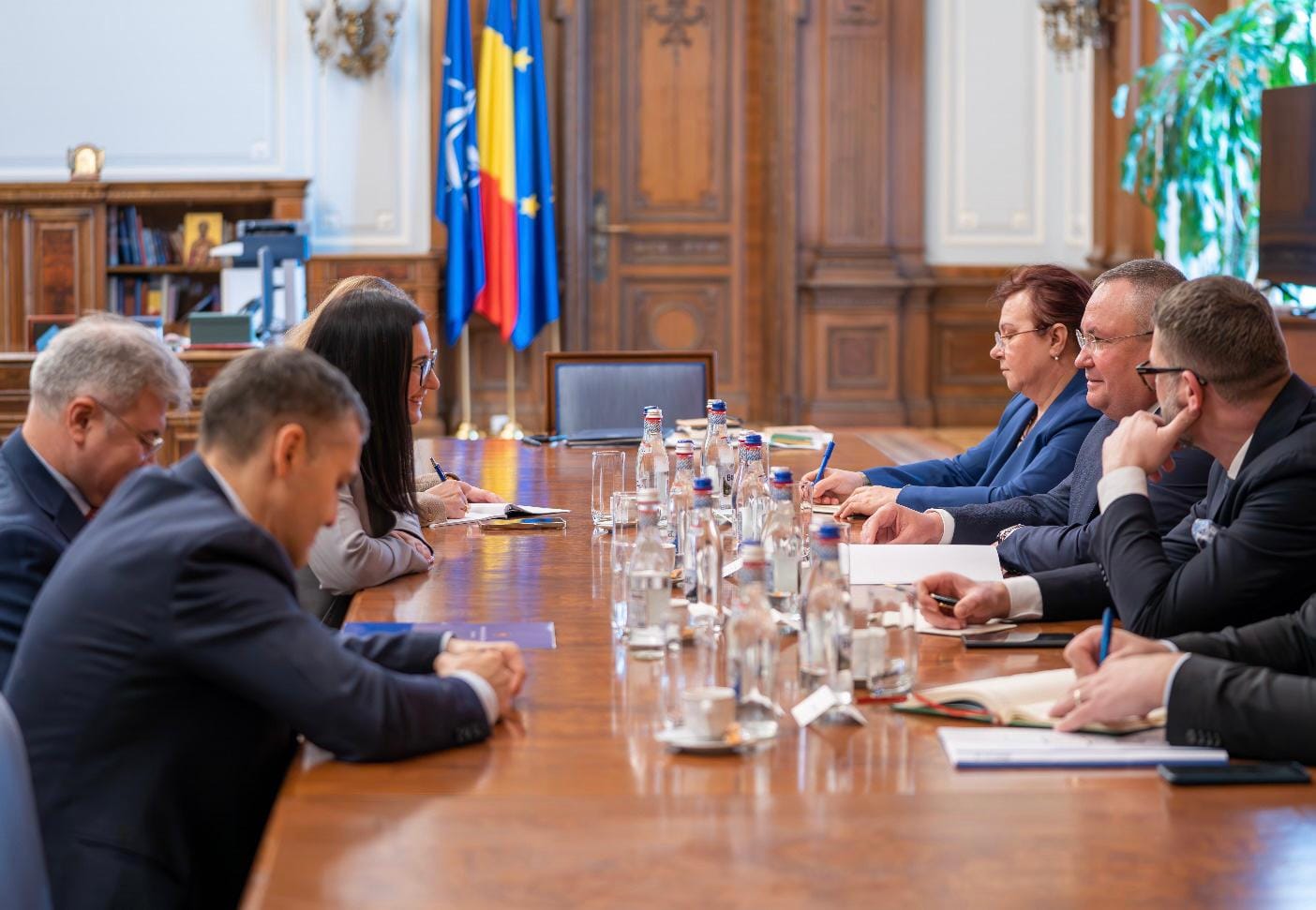 FOTO Viceprim-ministra Gherasimov, vizită oficială la București: s-a întâlnit cu ministra de Externe și președintele Senatului