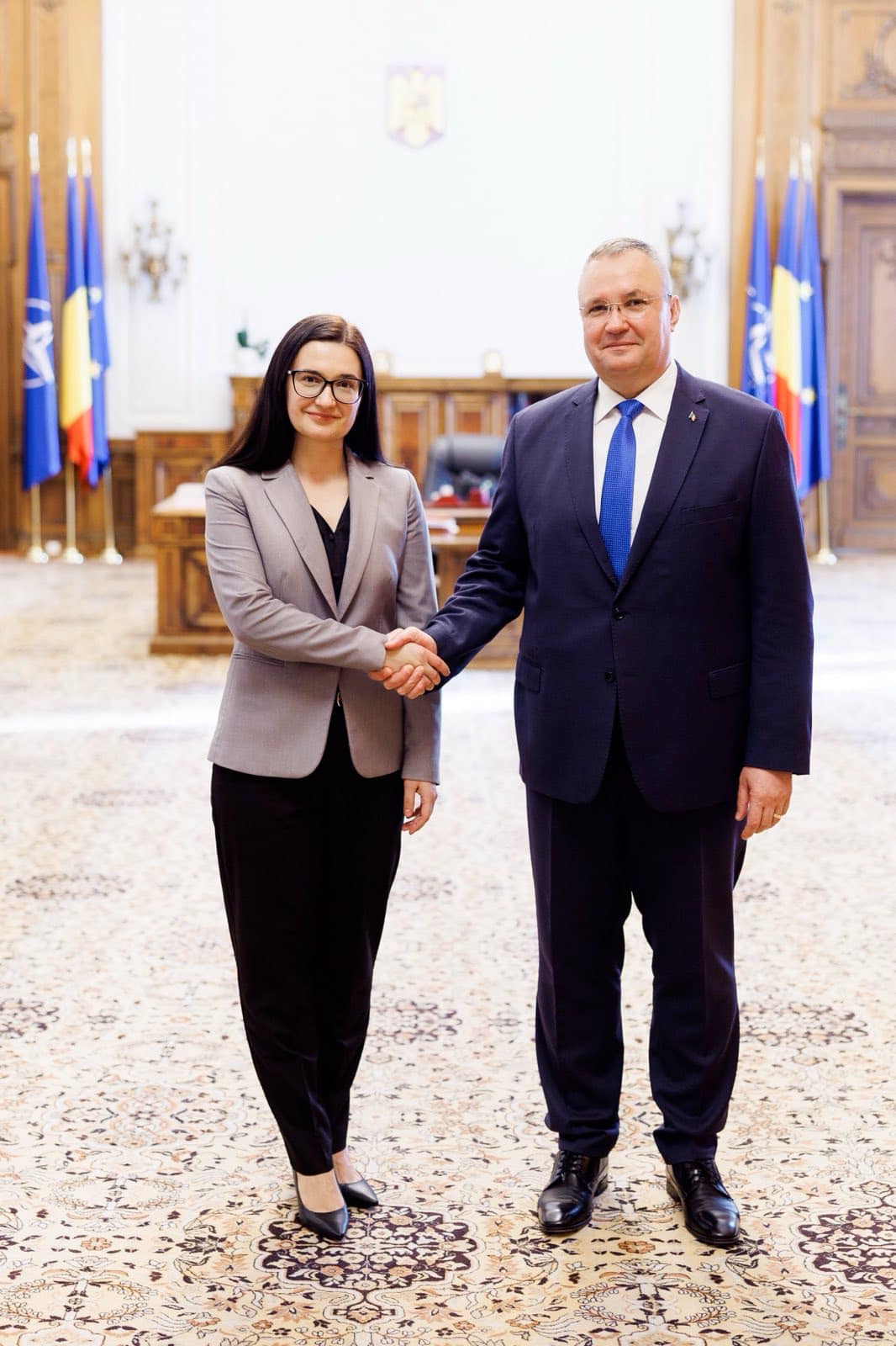 FOTO Viceprim-ministra Gherasimov, vizită oficială la București: s-a întâlnit cu ministra de Externe și președintele Senatului
