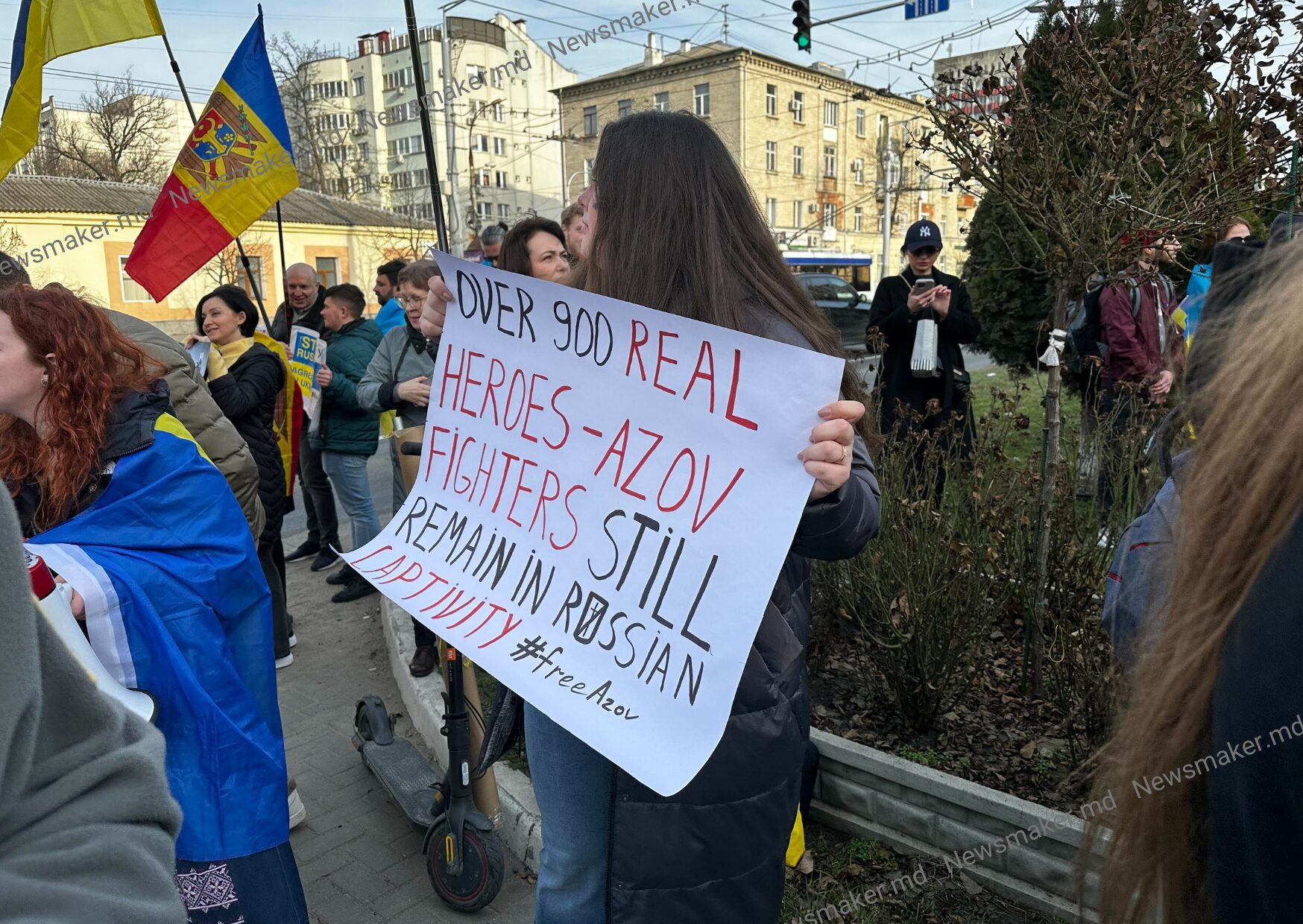 FOTO/VIDEO „Ucraina are nevoie de victorie”: Marș pentru solidaritate și pace, la Chișinău