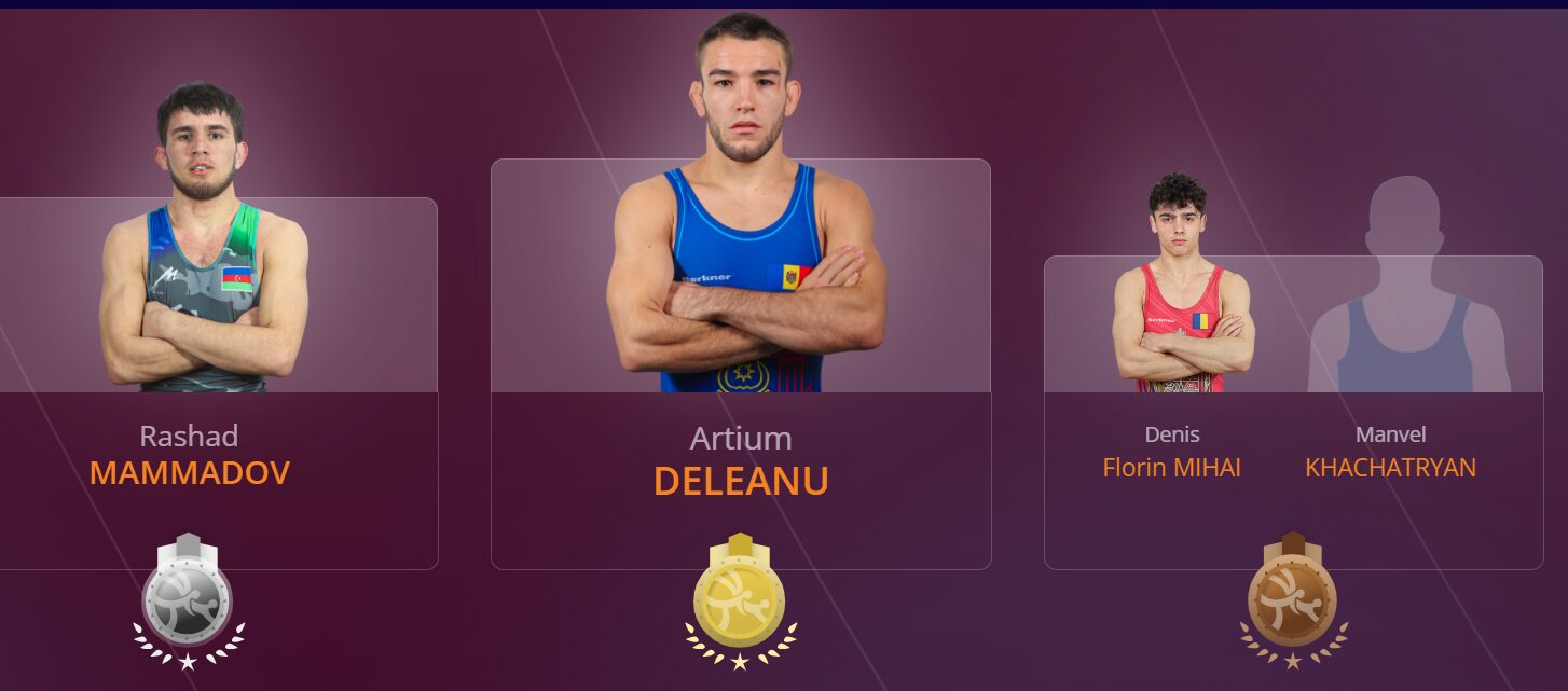 Luptătorul Artiom Deleanu – campion european. Centrul de Pregătire a Loturilor Naționale: „Un succes remarcabil”