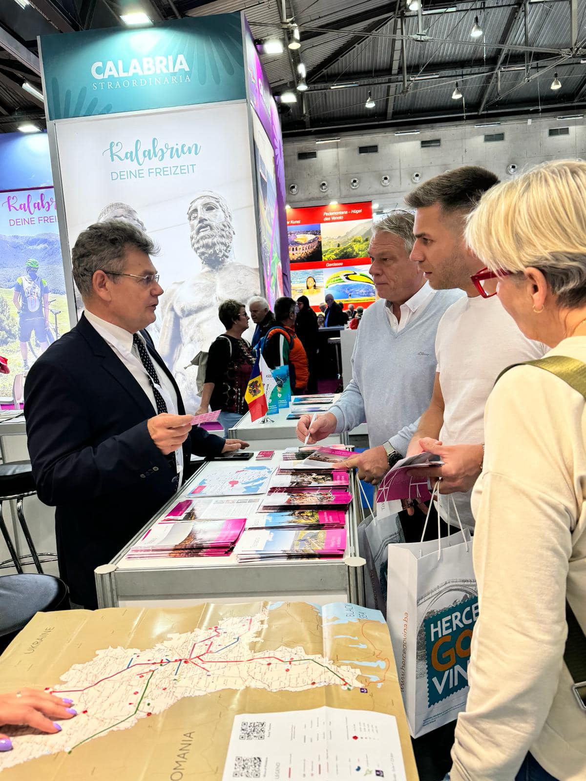 FOTO Moldova participă la o expoziție de turism în Austria, eveniment vizitat de peste 150 000 persoane