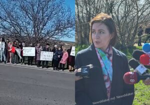 (ВИДЕО) Санду в Гагаузии ждали протестующие. Президент: «Этих граждан привезли сюда за деньги»