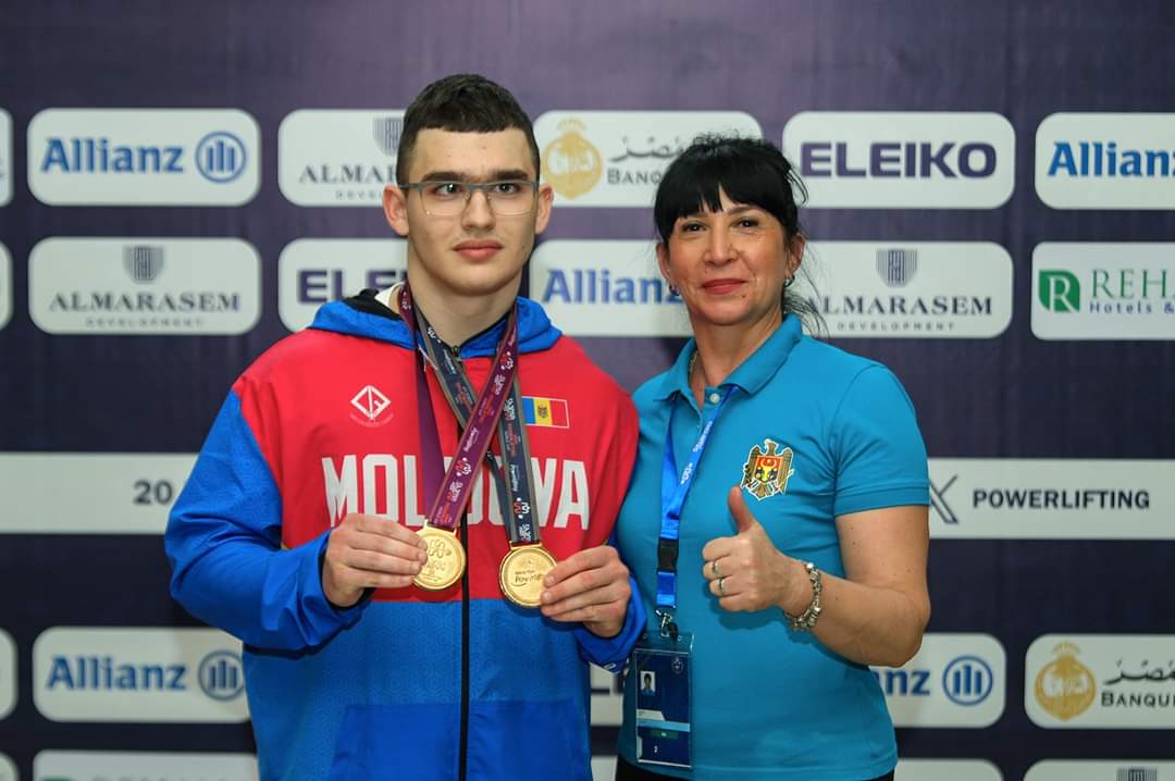 Молдова завоевала три медали на Кубке мира по парапауэрлифтингу в Египте