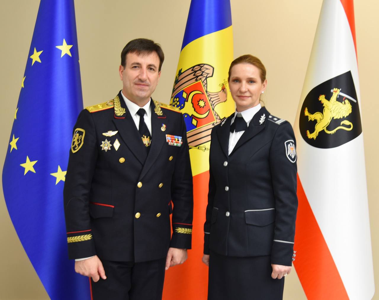 В полиции Молдовы впервые сразу шесть женщин назначили на руководящие должности