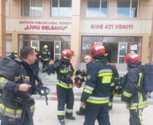 В лицее имени Ливиу Деляну в Кишиневе снова произошел пожар