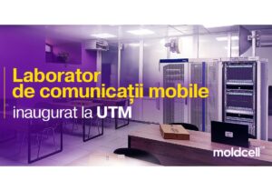 Laborator de comunicații mobile, inagurat de Moldcell, la Universitatea Tehnică a Moldovei