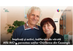 Implicați și activi, indiferent de vârstă: povestea soților Chirilenco din Cazangic