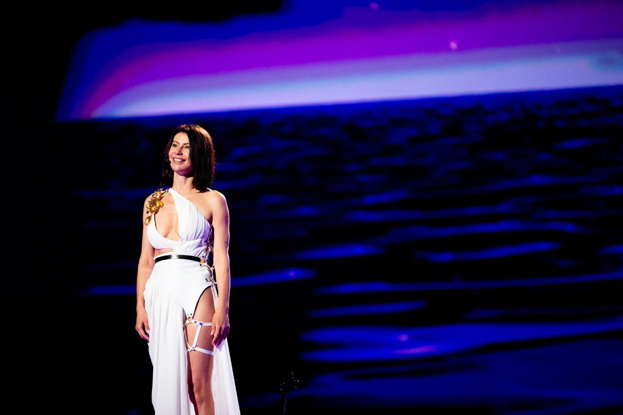Prima repetiție a Nataliei Barbu pe scena de la Eurovision FOTO 