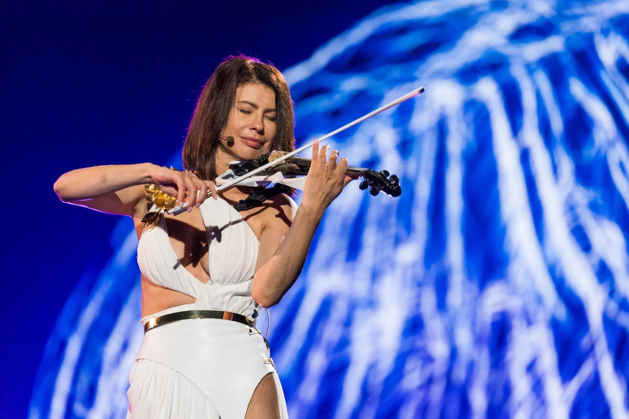 Prima repetiție a Nataliei Barbu pe scena de la Eurovision FOTO/VIDEO
