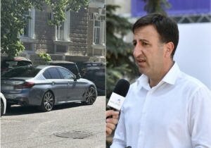 Șeful IGP a chemat un echipaj de poliție, pentru două mașini parcate neregulamentar: între timp – Cernăuțeanu a fost sunat de tatăl unuia dintre șoferi