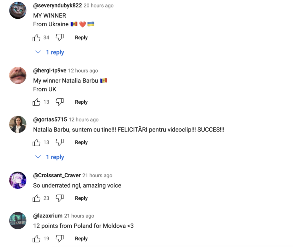 Natalia Barbu a lansat clipul la piesa pentru Eurovision. Primele comentarii pe YouTube VIDEO