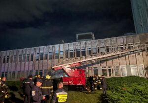 (ФОТО, ВИДЕО) В Доме радио в Кишиневе произошел пожар