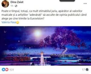 „Vina o poartă nu Natalia Barbu”. Cum au reacționat moldovenii după ce Moldova a ratat finala Eurovision
