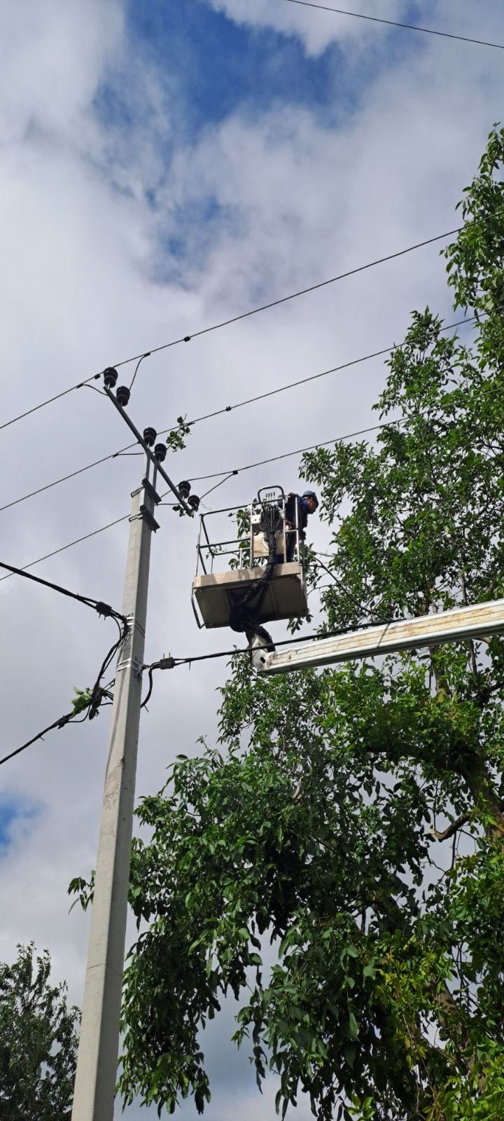 (ФОТО) В Молдове 85 населенных пунктов остаются без электричества из-за непогоды